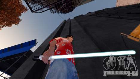 Скайуокеры Энакин световой меч из "Звездных войн для GTA 4
