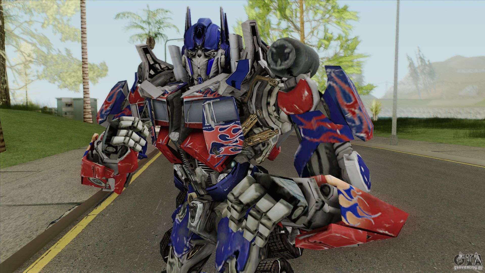 Optimus prime gta 5 mods фото 9