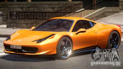 Ferrari 458 RS V1.0 для GTA 4