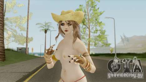 Gold Cowgirl Topless HD для GTA San Andreas