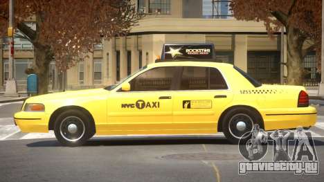 Ford Crown Victoria Taxi V1.2 для GTA 4
