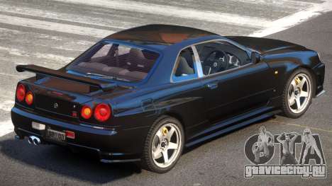 Nissan R34 GTR V1.0 для GTA 4