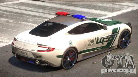 Aston Martin Vanquish Police V1.2 для GTA 4