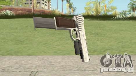 Pistol .50 GTA V (OG Silver) Flashlight V2 для GTA San Andreas
