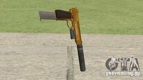 Pistol .50 GTA V (Gold) Full Attachments для GTA San Andreas