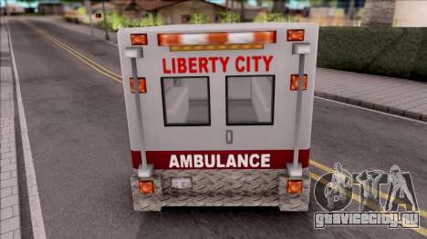 GTA 3 Ambulance для GTA San Andreas