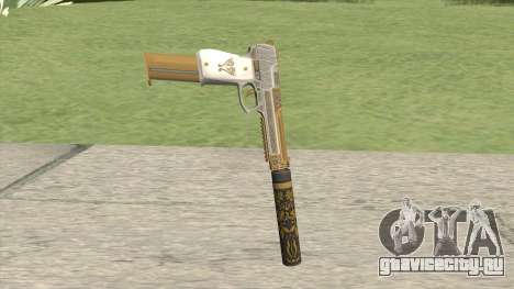 Pistol .50 GTA V (Luxury) Suppressor V2 для GTA San Andreas