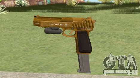 Pistol .50 GTA V (Gold) Flashlight V2 для GTA San Andreas