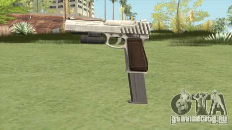 Pistol .50 GTA V (OG Silver) Flashlight V2 для GTA San Andreas