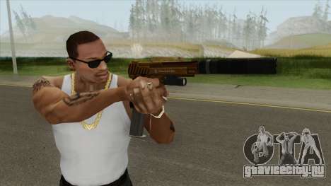 Pistol .50 GTA V (Gold) Full Attachments для GTA San Andreas