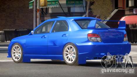 Subaru Impreza WRX Sport для GTA 4