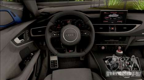 Audi RS7 Blue для GTA San Andreas