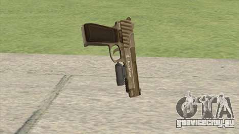 Pistol .50 GTA V (Army) Flashlight V1 для GTA San Andreas