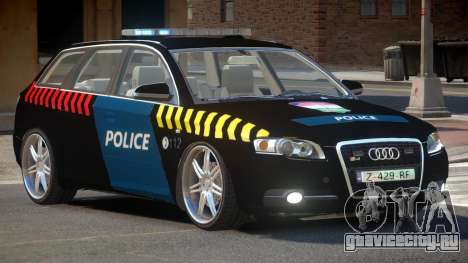Audi S4 Police V1.0 для GTA 4