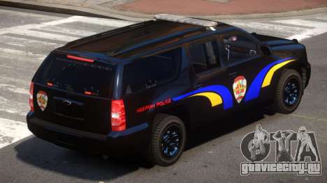 Chevrolet Suburban Police V1.1 для GTA 4