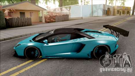 Lamborghini Aventador LP700-4 Roadster LW для GTA San Andreas