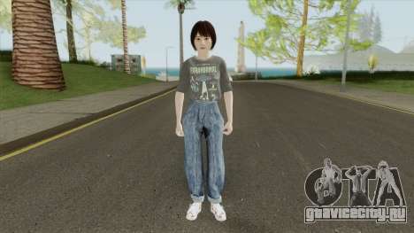 Yoko Suzuki Casual (Project Japan) для GTA San Andreas
