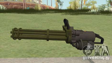 Coil Minigun (Green) GTA V для GTA San Andreas
