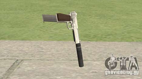 Pistol .50 GTA V (OG Silver) Suppressor V2 для GTA San Andreas