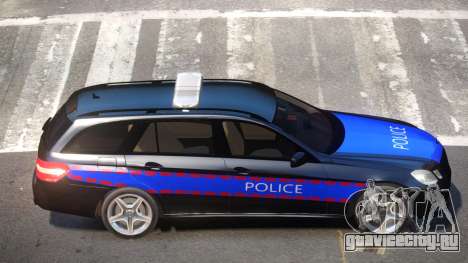 Mercedes E350 Police V1.0 для GTA 4