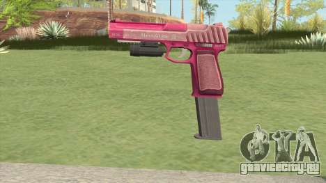 Pistol .50 GTA V (Pink) Flashlight V2 для GTA San Andreas