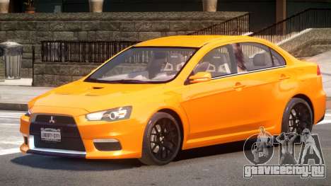 Mitsubishi Lancer X Tuned для GTA 4