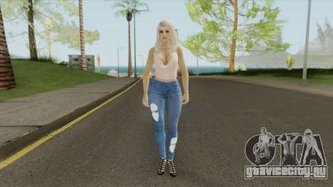 Helena Casual V18 (Dark) для GTA San Andreas