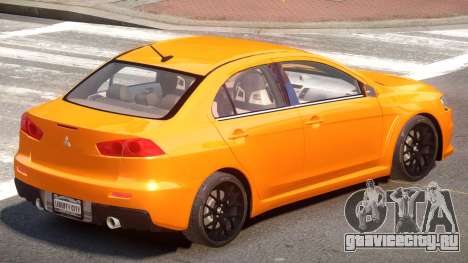 Mitsubishi Lancer X Tuned для GTA 4