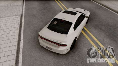 Dodge Charger SRT Hellcat 2019 Low Poly для GTA San Andreas