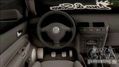 Volkswagen Golf 4 White для GTA San Andreas