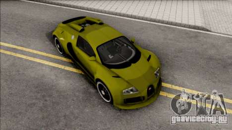 Bugatti Veyron 3B 16.4 для GTA San Andreas