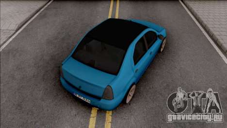 Dacia Logan Tuning Blue для GTA San Andreas