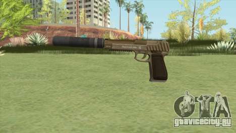 Pistol .50 GTA V (Army) Suppressor V1 для GTA San Andreas