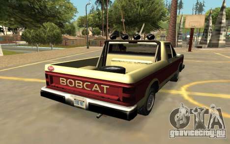 Бессодержательный Bobcat с значки и дополнения для GTA San Andreas