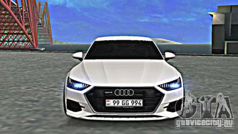 Audi A7 2020 Armenia для GTA San Andreas