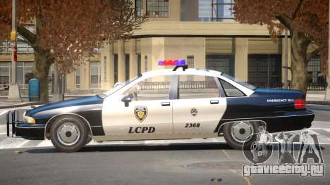 Chevrolet Caprice Police V1.0 для GTA 4