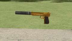 Pistol .50 GTA V (Gold) Suppressor V1 для GTA San Andreas