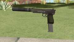 Pistol .50 GTA V (Green) Suppressor V2 для GTA San Andreas