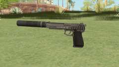 Pistol .50 GTA V (Platinum) Suppressor V1 для GTA San Andreas