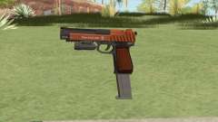 Pistol .50 GTA V (Orange) Flashlight V2 для GTA San Andreas