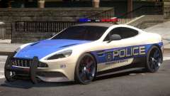 Aston Martin Vanquish Police V1.1 для GTA 4