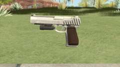 Pistol .50 GTA V (OG Silver) Flashlight V1 для GTA San Andreas