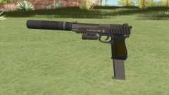 Pistol .50 GTA V (LSPD) Full Attachments для GTA San Andreas