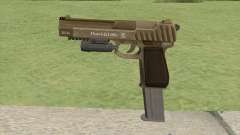 Pistol .50 GTA V (Army) Flashlight V2 для GTA San Andreas