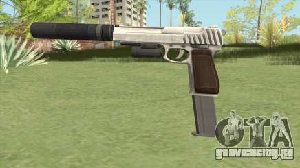 Pistol .50 GTA V (OG Silver) Full Attachments для GTA San Andreas