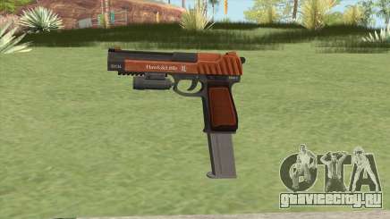 Pistol .50 GTA V (Orange) Flashlight V2 для GTA San Andreas