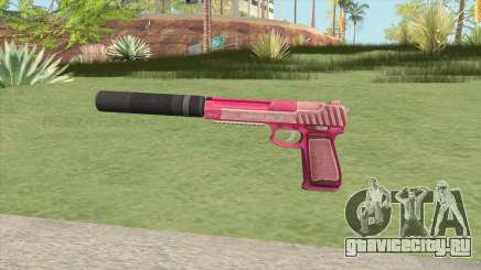 Pistol .50 GTA V (Pink) Suppressor V1 для GTA San Andreas