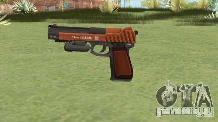 Pistol .50 GTA V (Orange) Flashlight V1 для GTA San Andreas