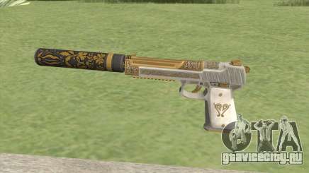 Pistol .50 GTA V (Luxury) Suppressor V1 для GTA San Andreas