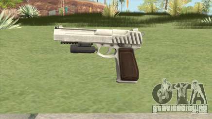 Pistol .50 GTA V (OG Silver) Flashlight V1 для GTA San Andreas
